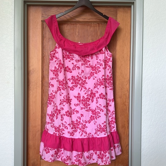 Be'be' Tahiti Pink Hawaiian Dress Made in Hawaii VLV - Picture 6 of 14